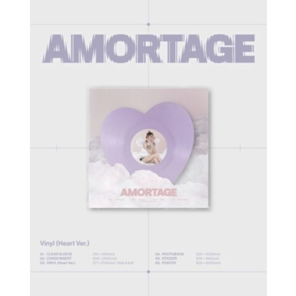 Jisoo - Amortage - Heart Version - incl. Photobook, Sticker + Poster  LP LP